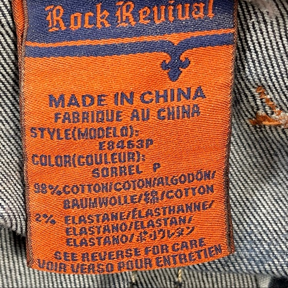 Rock Revival Sorrel Capri Jeans Size 24 - Picture 8 of 9